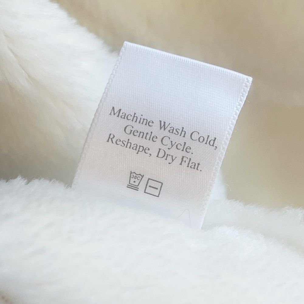 Vintage Coldwater Creek Aspen resort ski Apres cozy cream jacket with hood L - Picture 10 of 11